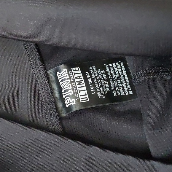 Victoria's Secret Pink Activewear Bundle Black- White LARGE - Picture 7 of 11